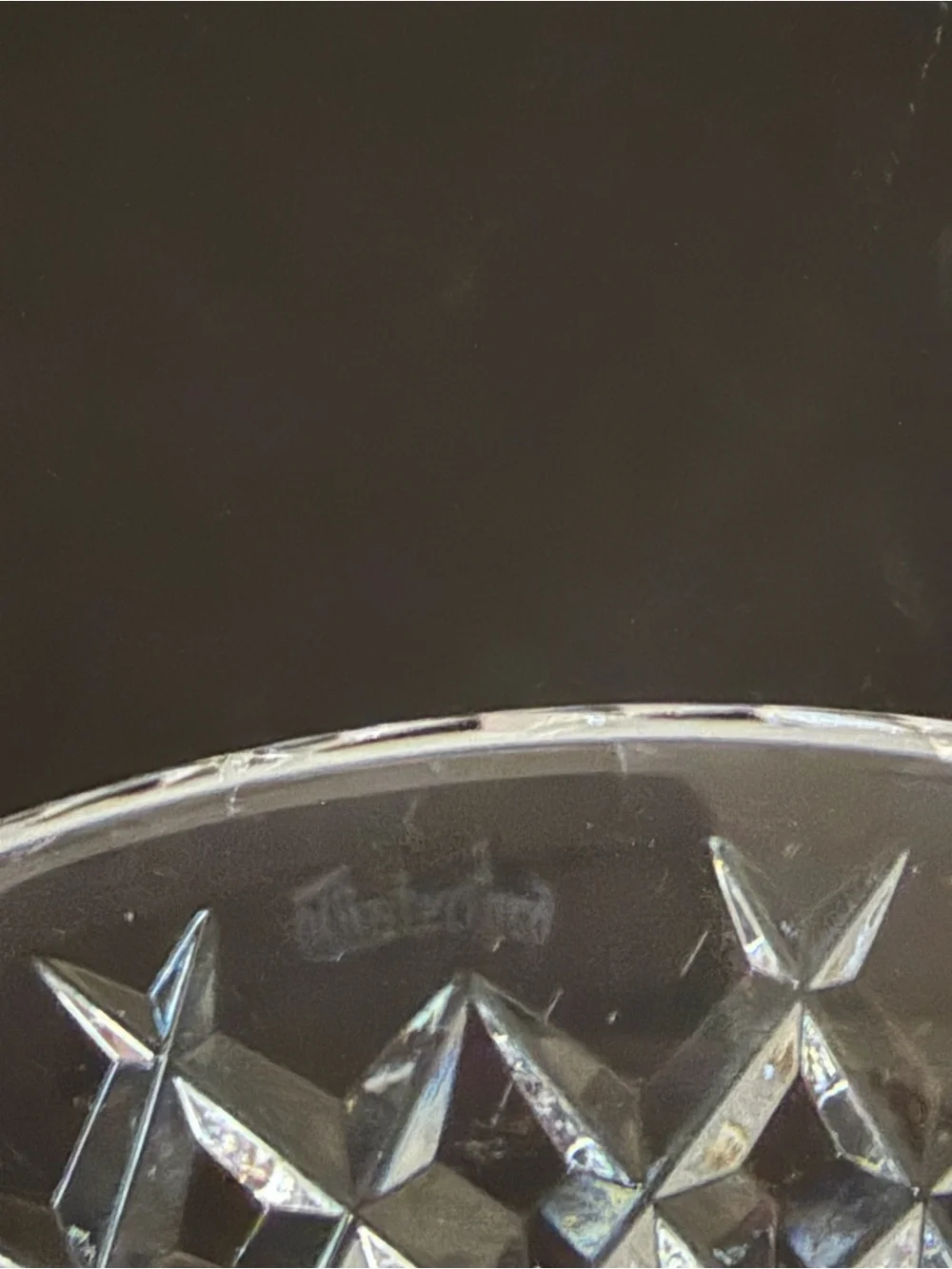 Waterford Crystal serving by photos